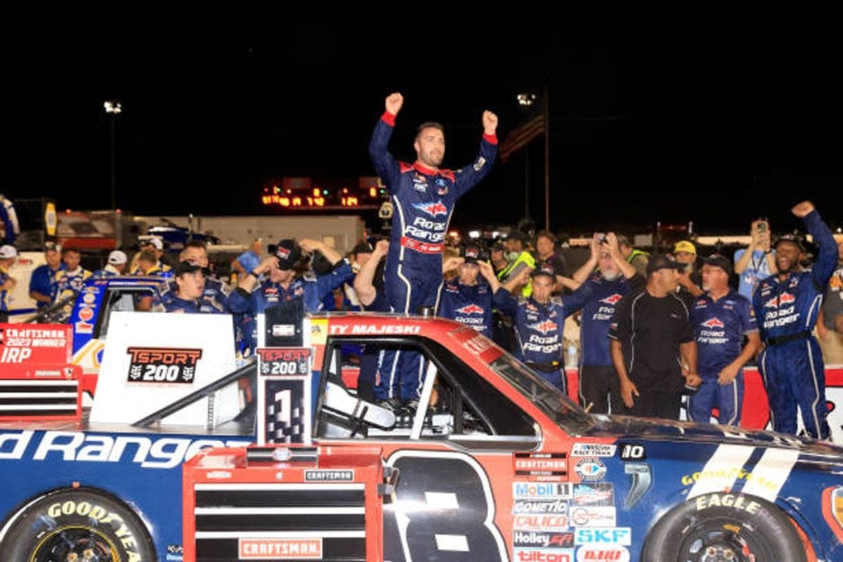 Ty Majeski Wins Clean Harbors 250 1